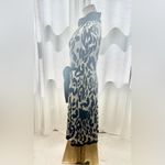 Who What Wear  Black and White Animal Print Dress Photo 2
