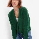 Gap  Classic Cotton Rib Cardigan size L Photo 0