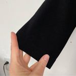 CAbi  Black 3/4 Sleeve Semi Cropped Blouse Womens M Preppy Whimsigoth Shirt Photo 3