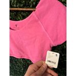 Free People  Movement Magenta Minx Crop Top Sz Large NWT Photo 1