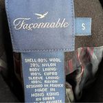 Façonnable Faconnable Black Wool Battalion Style Military Jacket Small Photo 3