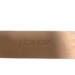 J.Crew Genuine Leather Textured Classic Chic Adjustable Waist Accessory Belt OS Photo 3