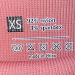 Amazon Branded Pink High Waisted Ribbed Ankle Length Athletic Leggings size XS Photo 3