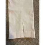 Tre Boutique Mason White Pull On Split Hem Capri Pants Size 2 Photo 5