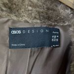 ASOS Hero Borg Brown Faux Fur Teddy Bomber Chuck on Coat Jacket 6 Petite New Photo 12