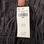 Abercrombie & Fitch Abercrombie Black Eyelet Lace-Up Top – Size Small - NWT Photo 1