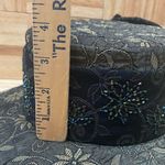 Vintage CHAMPAGNE Italy Brocade Sequin Bow Women’s Hat Photo 8