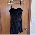 Buffbunny Collection Elegant Black Velvet Dress Photo 1