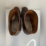 MM6 Maison Margiela Brown Leather Wedge Pull On Ankle Boots Size 39.5 VGUC Photo 6