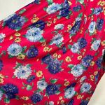 Vintage Plus Size Womens Top MuuMuu Shirt Peasant Hawaiian Pink Floral Boho Photo 4