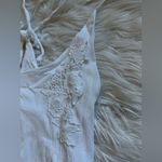 Pull&Bear embroidered mini dress White Photo 7