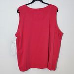 Onque Woman Pink Tank Top with Rhinestones NWT Sz 2X Hot Pink Embellished Tank Photo 2