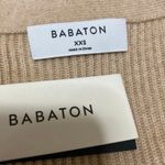 Aritzia NEW  Babaton Sidney Tan Wool Cashmere Deep V Sweater Vest Top Size XXS Photo 3