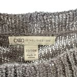 Cato  Charcoal Butterfly Women's Sweatshirt Raw Hem Photo 2