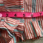 See By Chloe SEE BY CHLOÉ Neo Janis Striped Cotton Poplin Frill Shorts Red Multicolored Photo 13