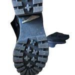 Forever 21 Black Chunky Platform Lace-Up - Side Zip Ankle Boots Size 6 US Photo 1