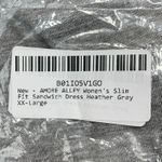 US AILFY FASHION Womens Heather Grey Short Sleeve Slim Fit Midi‎ Dress 2XL New Gray Size XXL Photo 7