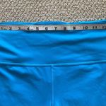 Athleta Ultra High Rise Elation 7” Short Size Small Blue Biker Fitted VEUC Photo 3