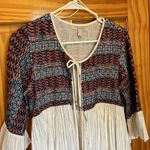 ZARA Embroidered Beaded Bolero Jacket size M Photo 1