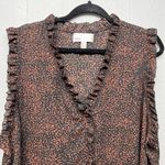 Nordstrom Rack Nordstrom Sheer Speckled Ruffle Trim Top Womens 3X Lightweight Beachy Summer Photo 2