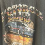 H&M Divided Black Motorcar Club Round Neck Oversized printed T-shirt Size XL Photo 2