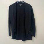 Barefoot Dreams  CozyChic Lite‎ Circle Shawl Cardigan in Black Photo 2