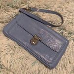 Burberry | Blue Leather Wristlet Photo 0