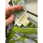 Maeve Anthropologie  London Rear Button Floral Tank Green Size S Photo 6