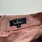 Lulus Ayla Blush Pink Tie-Front Mini Skirt Size Small NWT Photo 3