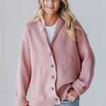 Free People Chamomile Oversize Cardigan in Rose Photo 2