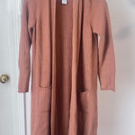 Magaschoni FINAL PRICE  Brown Long Cardigan Sweater Photo 0