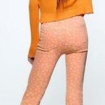 ZARA Mini Cropped Floral High Rise Flare Pants 8 Photo 1