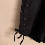 Pistola  Black Sleeveless Romper with Lace-Up Detail‎ Photo 3