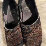 Dansko Black and Brown Vegan Clogs-size 38 Photo 0