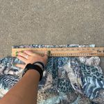 Vintage Ms. Caribou Volup Plus Size 3X Jungle Safari Zoo Animal Print Shorts Blue Photo 5