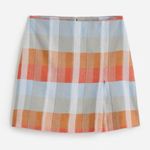 Madewell | Single-Pleat Linen Mini Skirt Photo 4