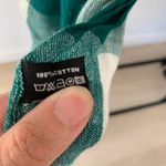 Forever 21 Plaid Green and White Scarf Photo 5