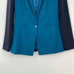 Elie Tahari Women's Bethany One Button Colorblock Notched Lapel Blazer Size 4 Photo 5