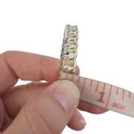 Bright Gold & Silver Tone Thick Chunky Chain Link Bangle Bracelets Photo 8