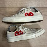 Converse  x Comme Des Garcons PLAY Cream Low Top Sneakers Size 5 Men’s/Women’s 7 Photo 1
