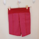 For Love & Lemons NWT Dani Ribbed Pink Bike Shorts Photo 3