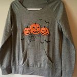 Pumpkin Sweatshirt, Medium 🎃 Gray Photo 2