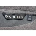 Athleta Womens Coaster Luxe Recover Sweatshirt Charcoal Grey Heather Size XS Photo 9
