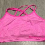 Reebok  Women's Vibrant Pink Strappy Sports Bra Photo 0