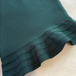 BCBGMAXAZRIA Emerald Green Bandage Halter Bodycon Dress Photo 4