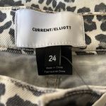 Current/Elliott Current Elliott The Stiletto Skinny Jeans Warped Species Animal Print Sz 24 NWT Photo 9