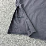 ZARA ‎ Womens Gray Lyocell Long Sleeve Tunic Top Side Slit Relaxed Fit Medium Photo 6