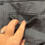 Mercer & Madison Blue and White Pattern Dress Pants‎ Slacks size 6 Photo 4