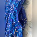 Sugar Lips Medium Kenner Floral Melia Shirt Midi Dress 100% Cotton Photo 7