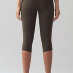 Lululemon Women’s  Squad Goals Crop 17" Leggings Dark Olive sz 10 Rare Photo 6